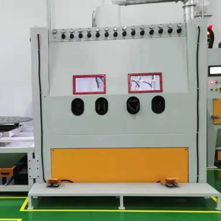 衡水高效生产，从箱体手动喷砂机开始，提升零部件质量